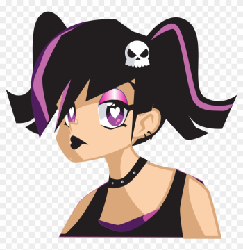 Girl - Goth Girl Transparent Girl - Goth Girl Transparent