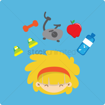 Girl having a healthy lifestyle Girl having a healthy lifestyle