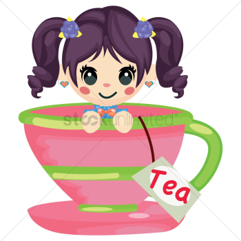 Girl in a teacup Girl in a teacup