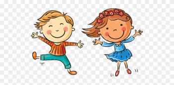 Girl Learning Cliparts - Kids Dancing Drawing Girl Learning Cliparts - Kids Dancing Drawing