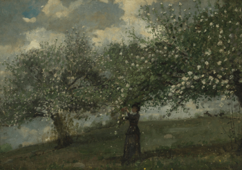 Girl Picking Apple Blossoms (1879) | Free Photo - rawpixel Girl Picking Apple Blossoms (1879) | Free Photo - rawpixel