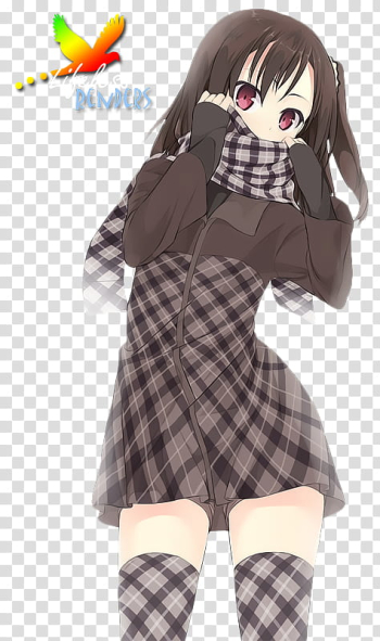 Girl render, girl anime character transparent background PNG clipart
