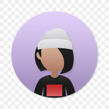 Girl teenager avatar transparent png | Free PNG Sticker - rawpixel