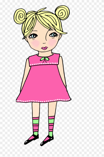 Girl Thinking Clipart