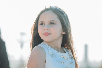 Girl Wearing White Dress Girl Wearing White Dress