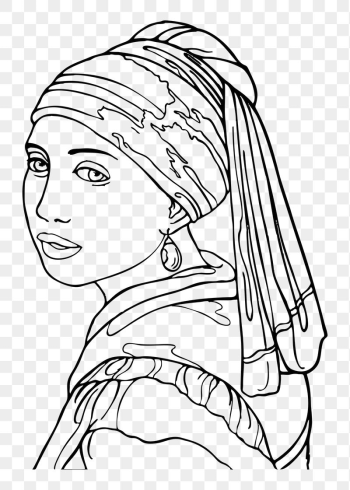 Girl with pearl earring png | Free PNG - rawpixel Girl with pearl earring png | Free PNG - rawpixel