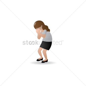 Girl with sad expression