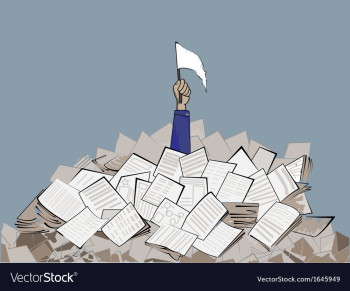 Give up to work vector image Give up to work vector image