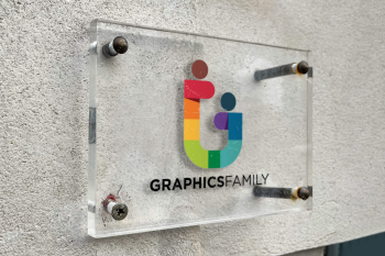 Glass Board Logo Mockup