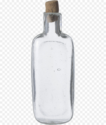 Glass bottle Cellplast Transparency and translucency - White transparent glass bottle cork 