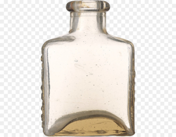 Glass bottle Transparency and translucency - Square transparent glass bottle 