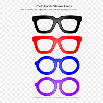 Glass Clipart Photobooth - Glasses Frames Photo Booth