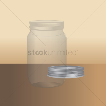 Glass jar Glass jar