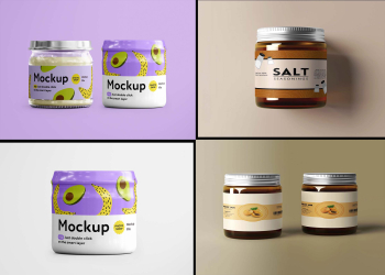 Glass Jar Mockups