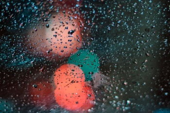 glass with waterdrops glass with waterdrops