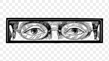 Glasses eyes png watching man, | Free PNG - rawpixel