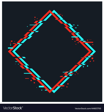 glitch effect design template glitch effect design template