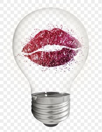 Glitter lipstick png stain sticker, | Free PNG - rawpixel