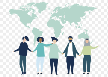 Global community illustration png, people | Free PNG - rawpixel