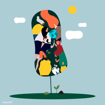 Global diverse women and nature concept illus.. | Free stock vector - 462189 Global diverse women and nature concept illus.. | Free stock vector - 462189