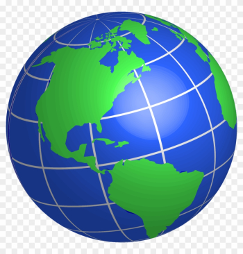 Globe Clipart Transparent Background - Globe Facing America Svg Globe Clipart Transparent Background - Globe Facing America Svg