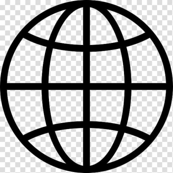 Globe Line art , globe transparent background PNG clipart