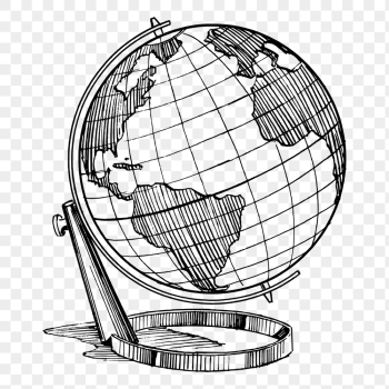 Globe png sticker vintage drawing, | Free PNG - rawpixel