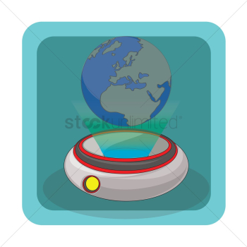 Globe projection device Globe projection device