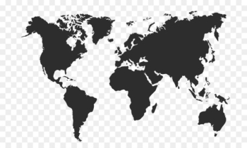 Globe World map Blank map - Black world map Globe World map Blank map - Black world map