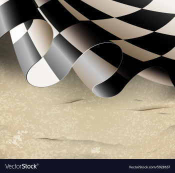 Glossy finish line vector image