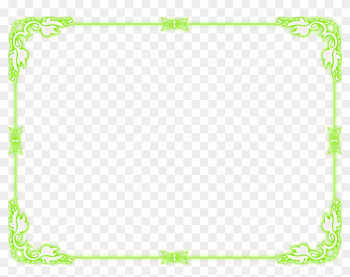 Glow Green Frame Png