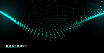 Glowing abstract particle wave technology background Free Vector Glowing abstract particle wave technology background Free Vector