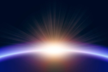Glowing earth sunrise light effect Free Vector Glowing earth sunrise light effect Free Vector