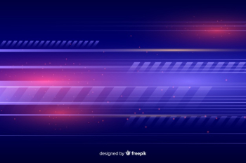 Glowing light movement futuristic background Free Vector