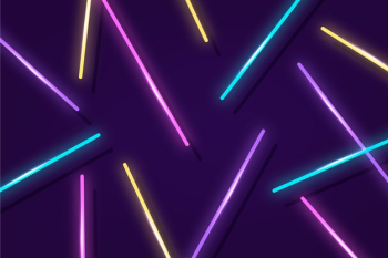Glowing neon lights background Free Vector Glowing neon lights background Free Vector