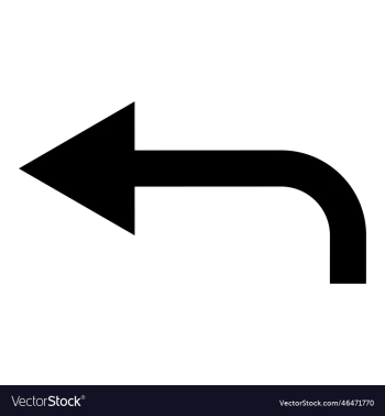 go back left icon return arrow icon left icon