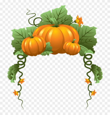 Go To Image - Pumpkin Vine Border