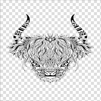 Goat Black and white, Black and white graphic goat transparent background PNG clipart