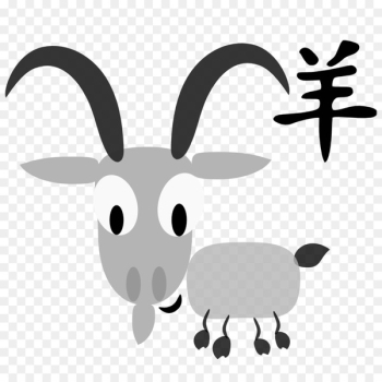 Goat Chinese zodiac Chinese astrology Chinese calendar Clip art - goat 