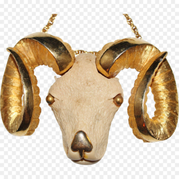 Goat Horn Cattle Jewellery Gold - horn Goat Horn Cattle Jewellery Gold - horn