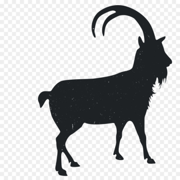 Goat Silhouette Black and white - Animal Silhouettes Goat Silhouette Black and white - Animal Silhouettes