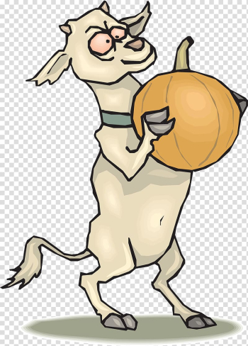 Goat , Yellow goat transparent background PNG clipart