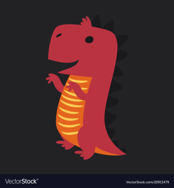 Godzilla scary toothy monster aggressive dinosaur vector image Godzilla scary toothy monster aggressive dinosaur vector image