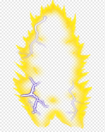 Goku Vegeta Gotenks Super Saiya, aura, yellow Dragonball ki illustration, computer Wallpaper, cartoon, desktop Wallpaper png