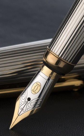 Gold and Silver Fountain Pen Gold and Silver Fountain Pen