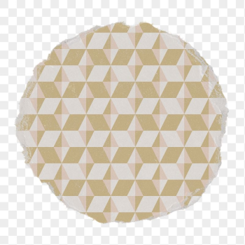 Gold badge png, geometric pattern | Free PNG - rawpixel