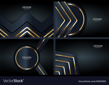 gold banner abstract background board for text