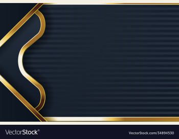 gold banner design with minimalist modern style