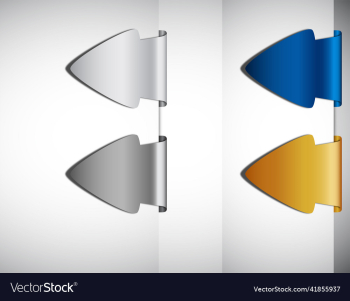 gold blue silver arrow sticker gold blue silver arrow sticker