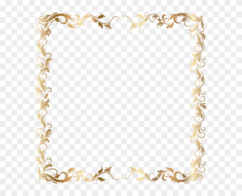 Gold Border Clipart Borders And Frames Clip Art - Transparent Background Gold Border